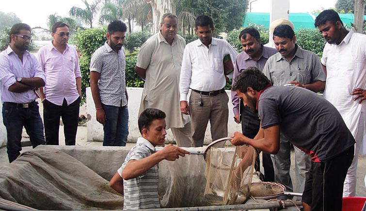 Fish farming training was conclude on 14th August,